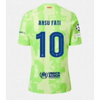 Barcelona Ansu Fati #10 Tretí futbalový dres 2024-25 Krátky Rukáv